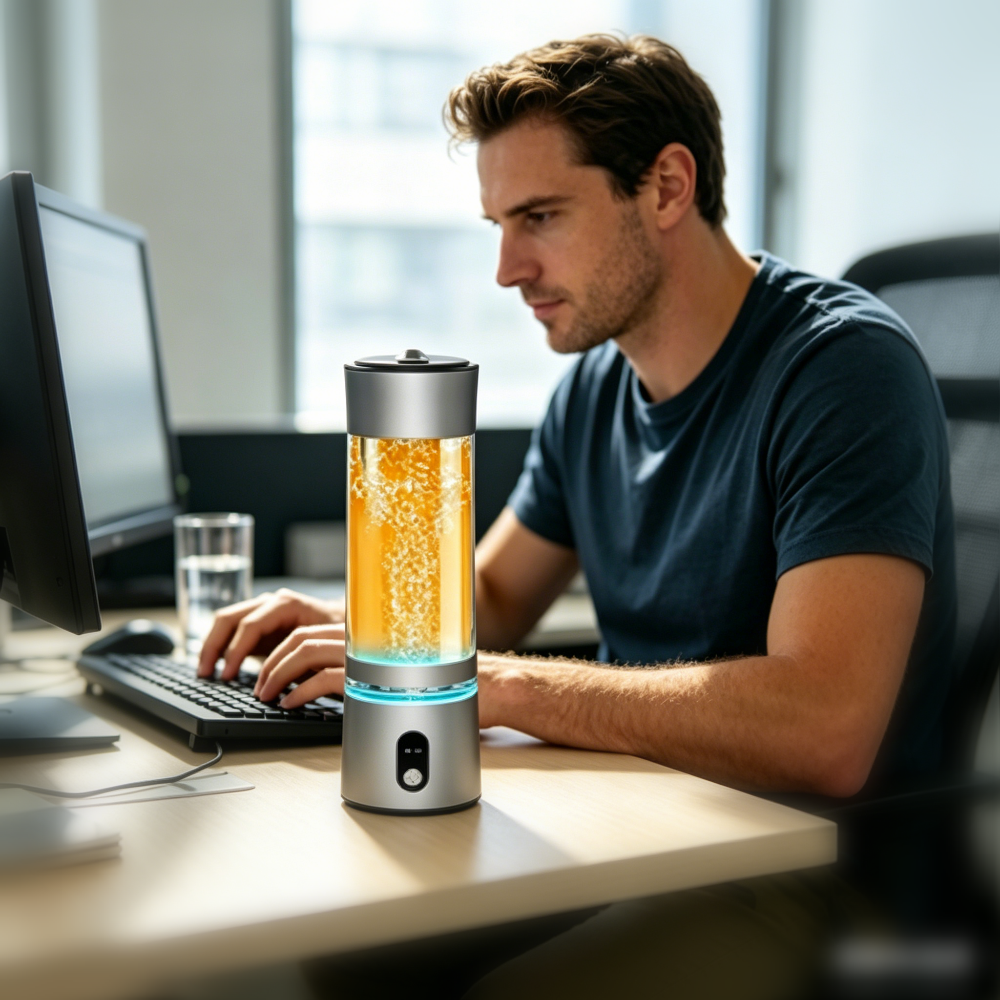 muti functional hydrogen bottle for office using