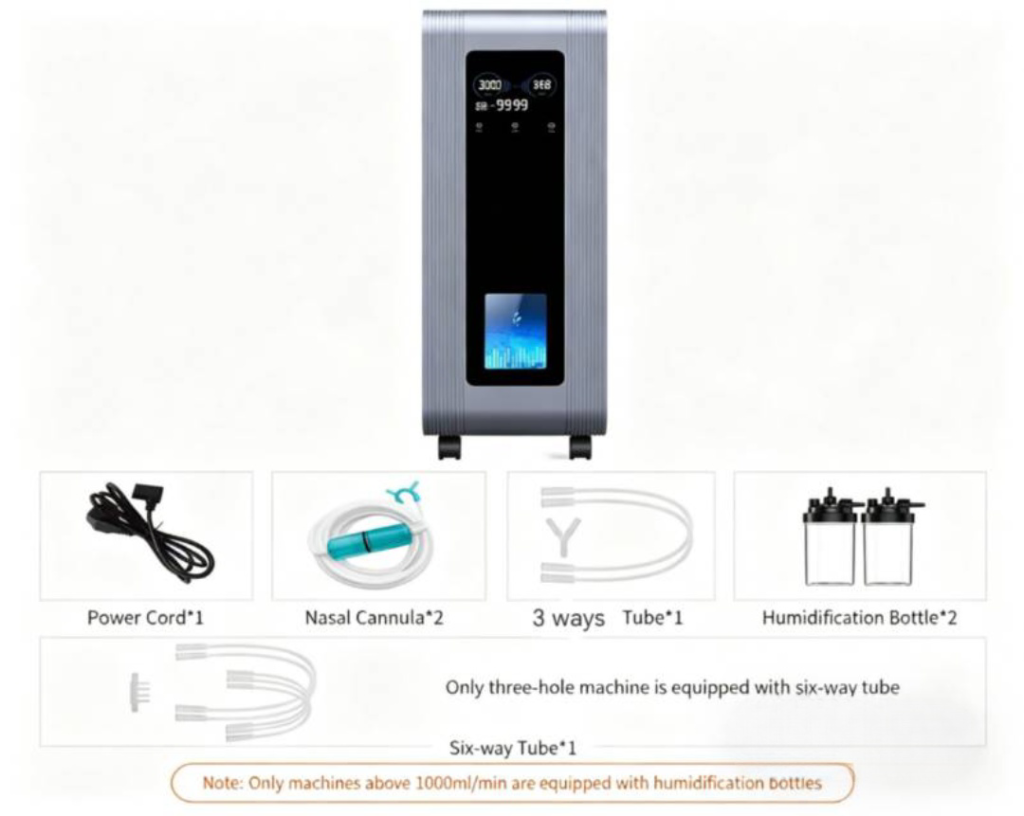 complete accessories set for household hydrogen inhalation machine