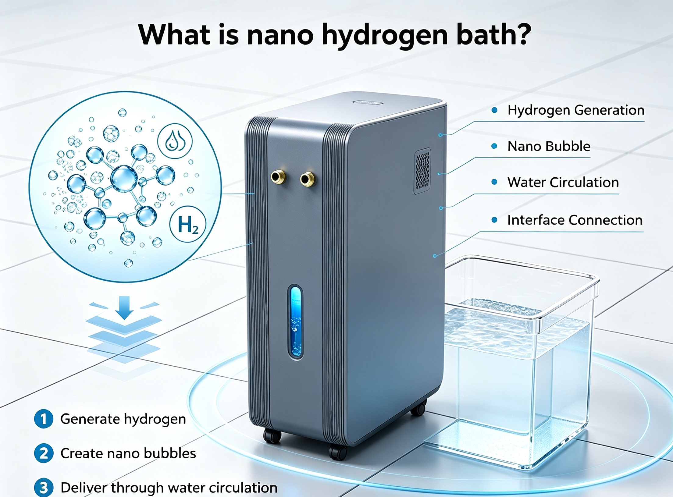 Nano Hydrogen Bath